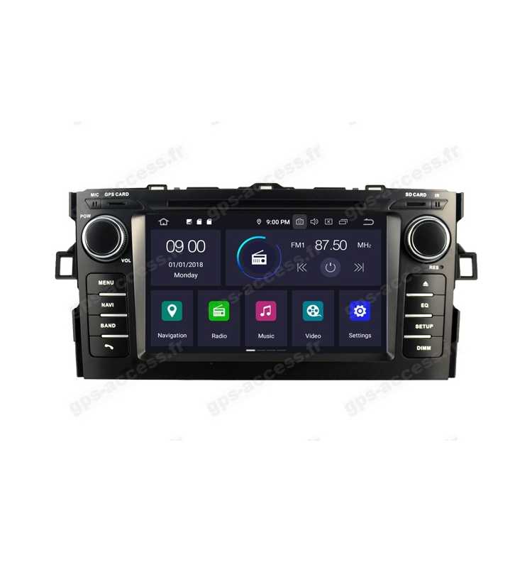 Gps autoradio Android 10 Toyota Auris from 2008 to 2012